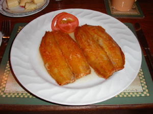 Grilled Local Kippers